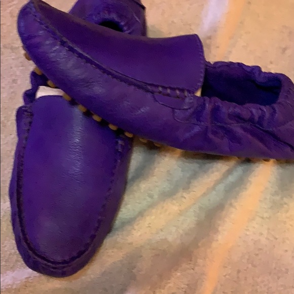 Chocolat Blu Shoes - Chocolat Blu purple driving flat/moc